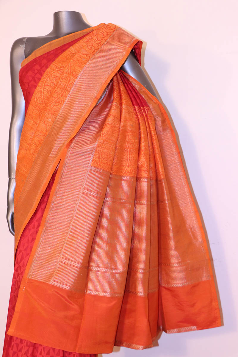 Handloom Pure Banarasi Silk Saree AB212662